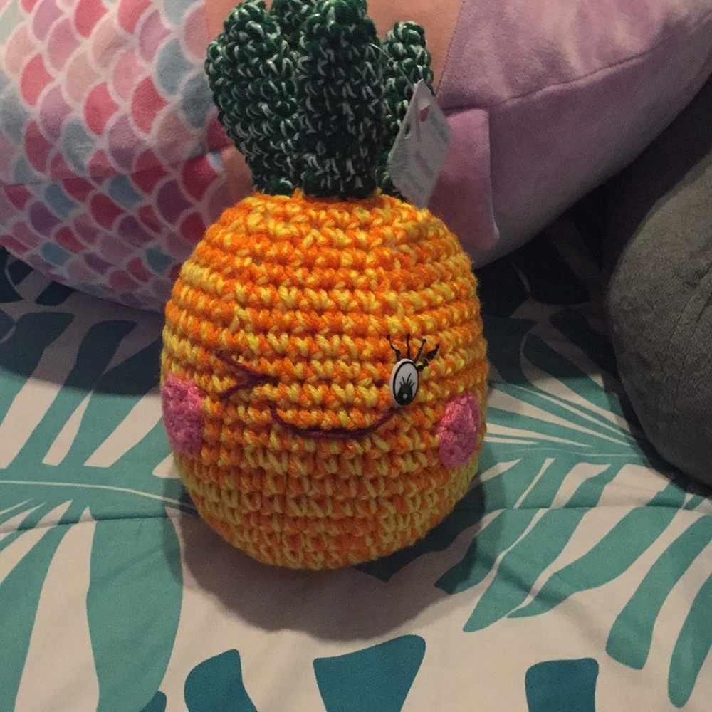Sweet Pineapple 🍍 winking 😉, handmade with love